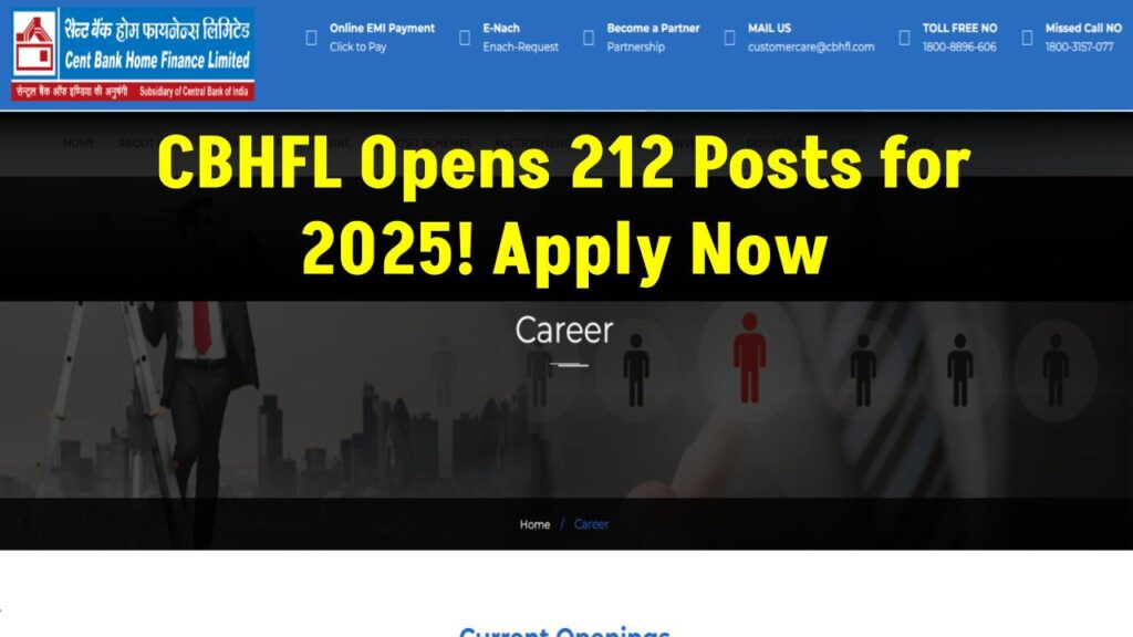 CBHFL Manager Recruitment 2025: Check Full Notification, Eligibility, and How to Apply 1 CBHFL Manager Recruitment 2025: Check Full Notification, Eligibility, and How to Apply