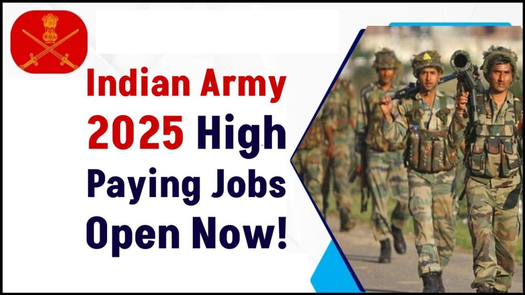 Indian Army Pays ₹1.2 Lakh Monthly in New 2025 Jobs — Here’s the Fastest Way to Apply 1 Indian Army Pays ₹1.2 Lakh Monthly in New 2025 Jobs — Here’s the Fastest Way to Apply