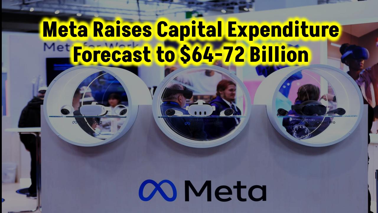 Meta Raises Capital Expenditure Forecast to $64-72 Billion to Boost AI Development in 2025.