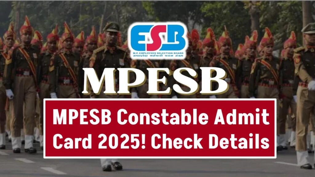 MP Excise Constable Admit Card 2025: How to Download and Key Details 1 MP Excise Constable Admit Card 2025: How to Download and Key Details