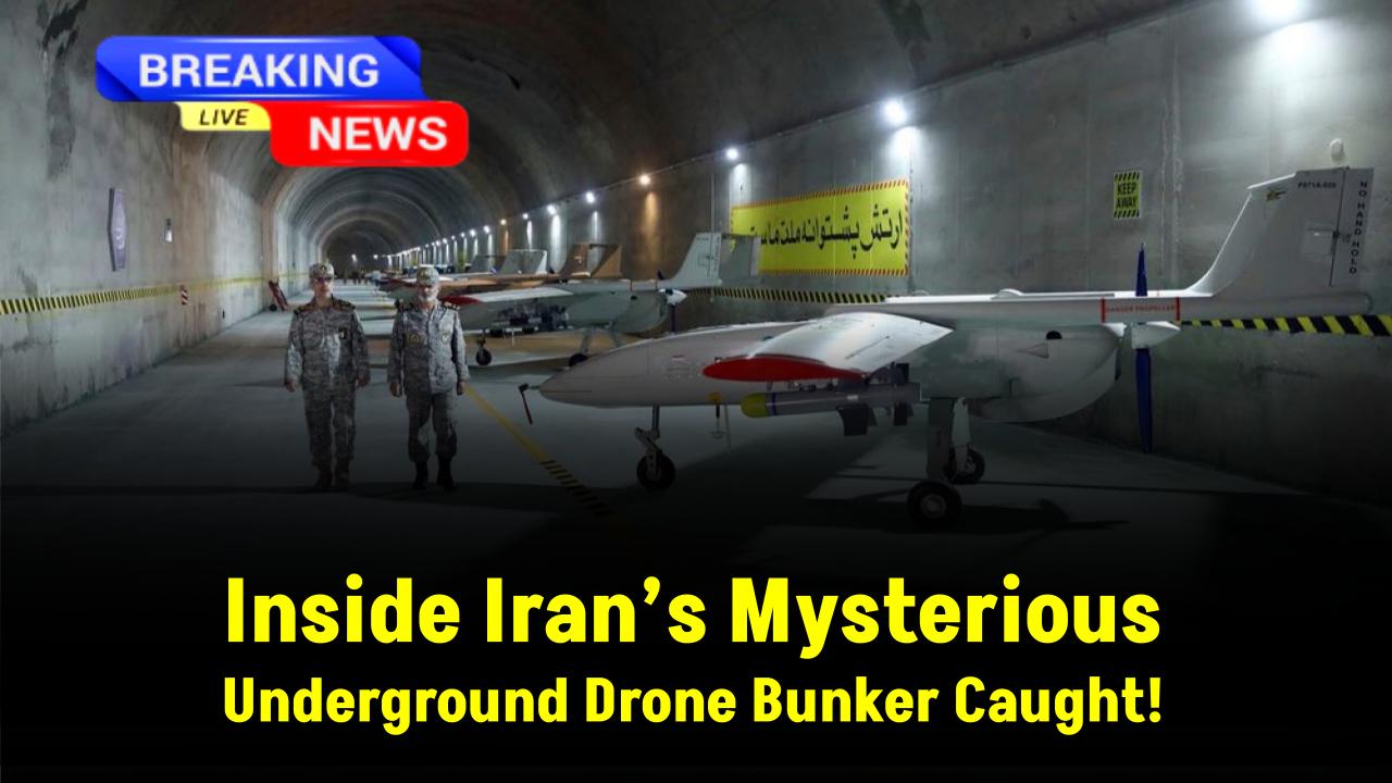 Buried and Armed: Inside Iran’s Mysterious Underground Drone Bunker Caught on Camera
