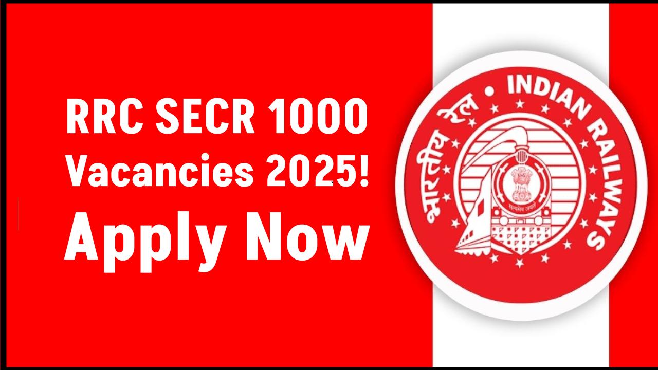 RRC SECR 2025: Over 1000 Vacancies Announced – Salary, Age Limit, Apply Link Inside!